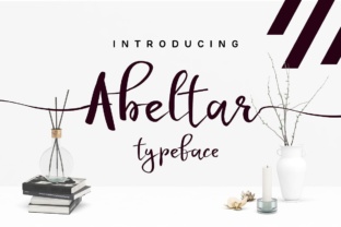 Albetar: A Confident Script Font for Editorial Design