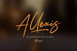 Allexis Font: Elegant Script for Crafters