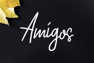 Amigos Font: A Modern Script for Makers