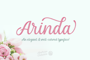 Arinda Font: Elevating Web Design with Casual Script