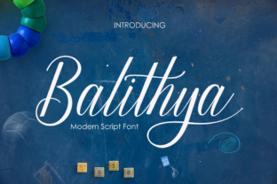 Balithya: A Refined Script Font for Elegant Branding