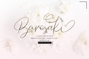 Barosaki: A Versatile Script Font for Makers