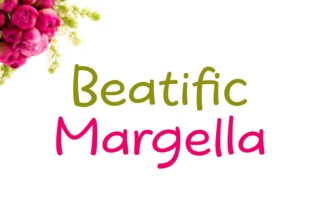 Beatific Margella: A Handwritten Font for Editorial Design