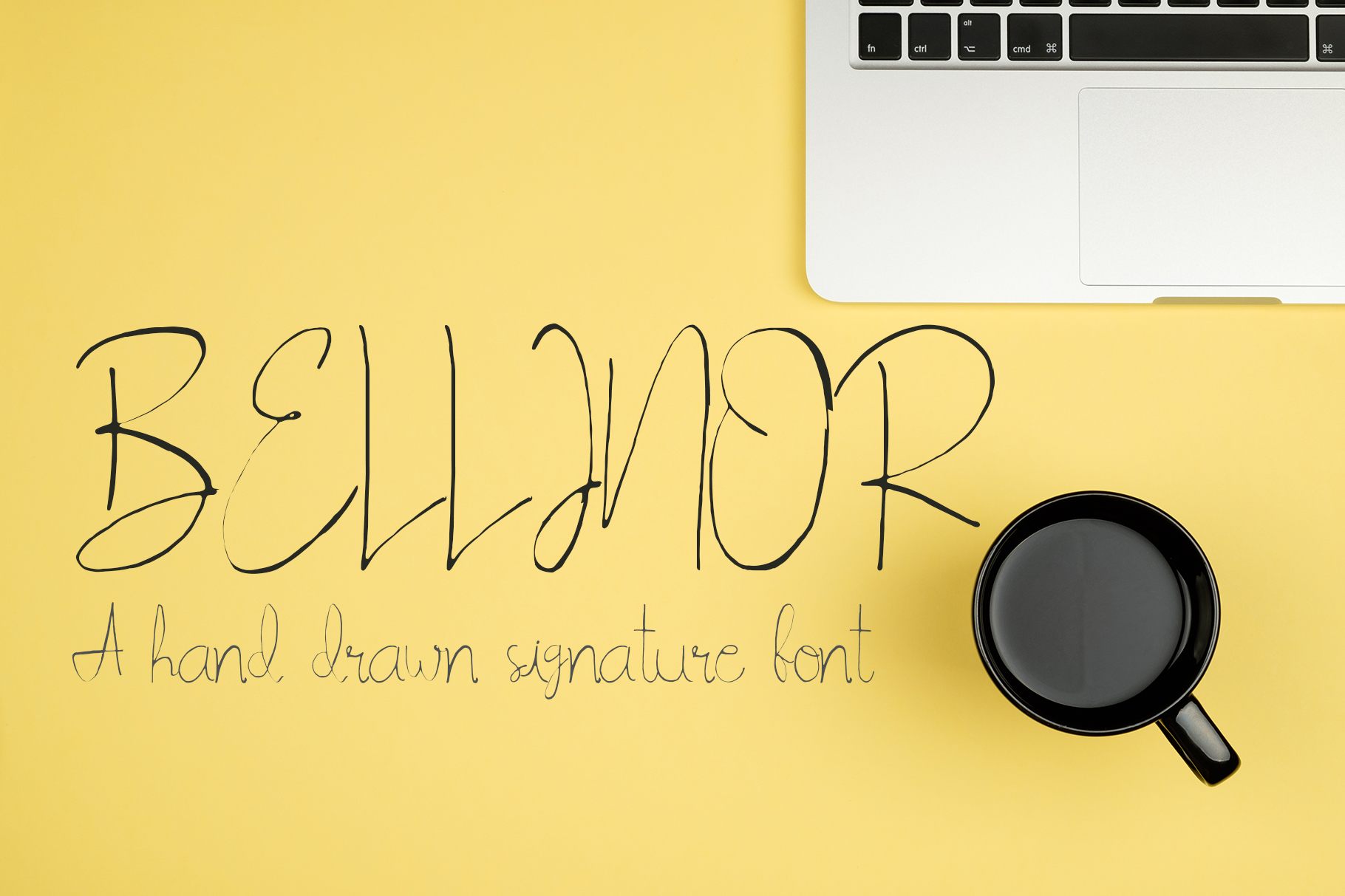 Bellinor: A Handwritten Font for Web Design