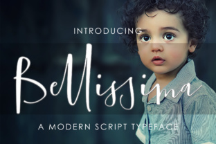 Bellissima Font: A Bold Script for Editorial Design