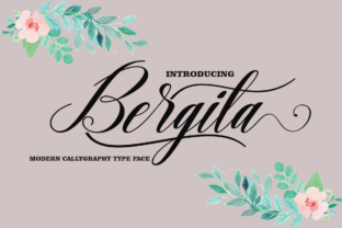 Bergita: A Modern Handwritten Font for Editorial Design