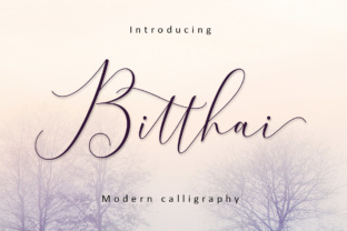 Bitthai: A Premium Script Font for Brand Identity