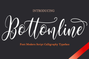 Bottomline Font: Elevating Brand Identity with Elegant Script