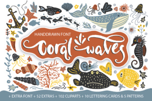 Coral Waves Font for Handmade Creators