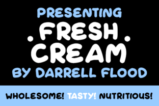 Fresh Cream Font: A Sweet Typeface for Crafters