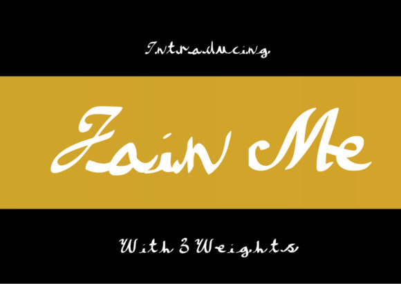Join Me: A Handwritten Font for Authentic Branding