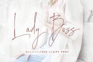 Lady Boss: A Modern Handwritten Font for Bold Brands