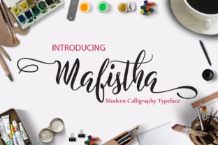 Mafistha: A Script Font for Editorial Design
