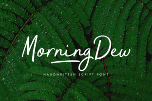 Morning Dew Font: A Script for Handmade Creators