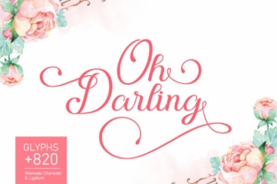 Oh Darling: A Modern Script Font for Branding