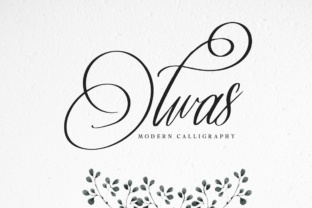 Olwas: A Modern Script Typeface for Editorial Design