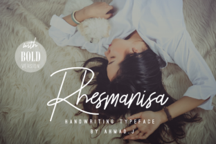Rhesmanisa: A Modern Script Font for Editorial Design