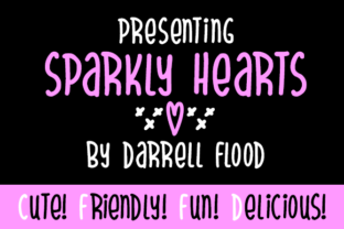 Sparkly Hearts: A Playful Typeface for Branding