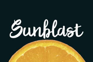 Sunblast: A Legible Script Font for Editorial Design