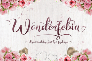 Wonderfebia: A Springy Script Font for Editorial Design